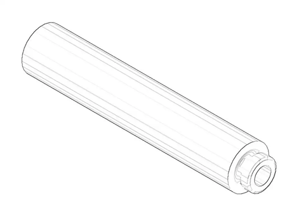 DORNBRACHT Verlängerung ERSATZTEILE 092404170 D. 20 x 100 mm Platin gebürstet, 092404170-06 Galeriebild 1